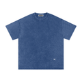 Vintage Washed Tee - Plain Blue