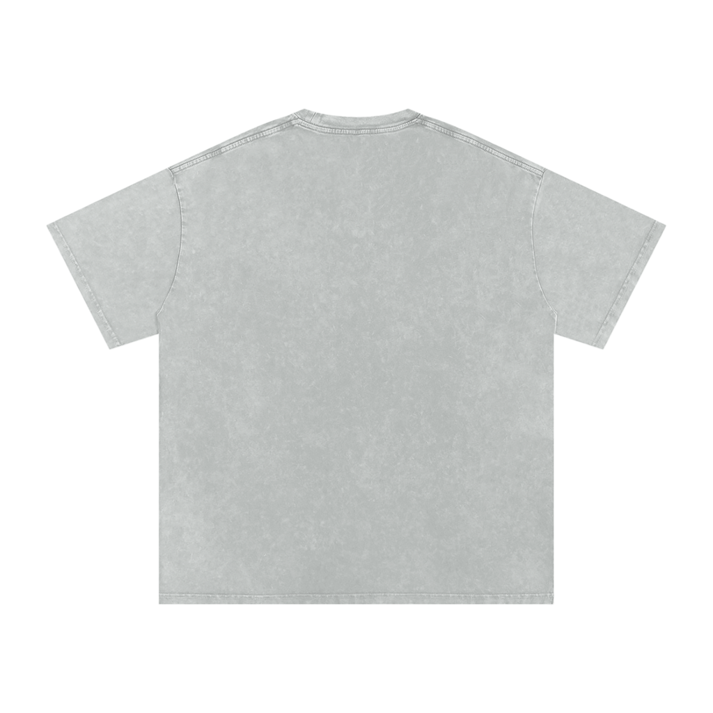 Montamos Script Light Gray - Washed Tee