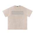 Montamos Script Apricot- Washed Tee