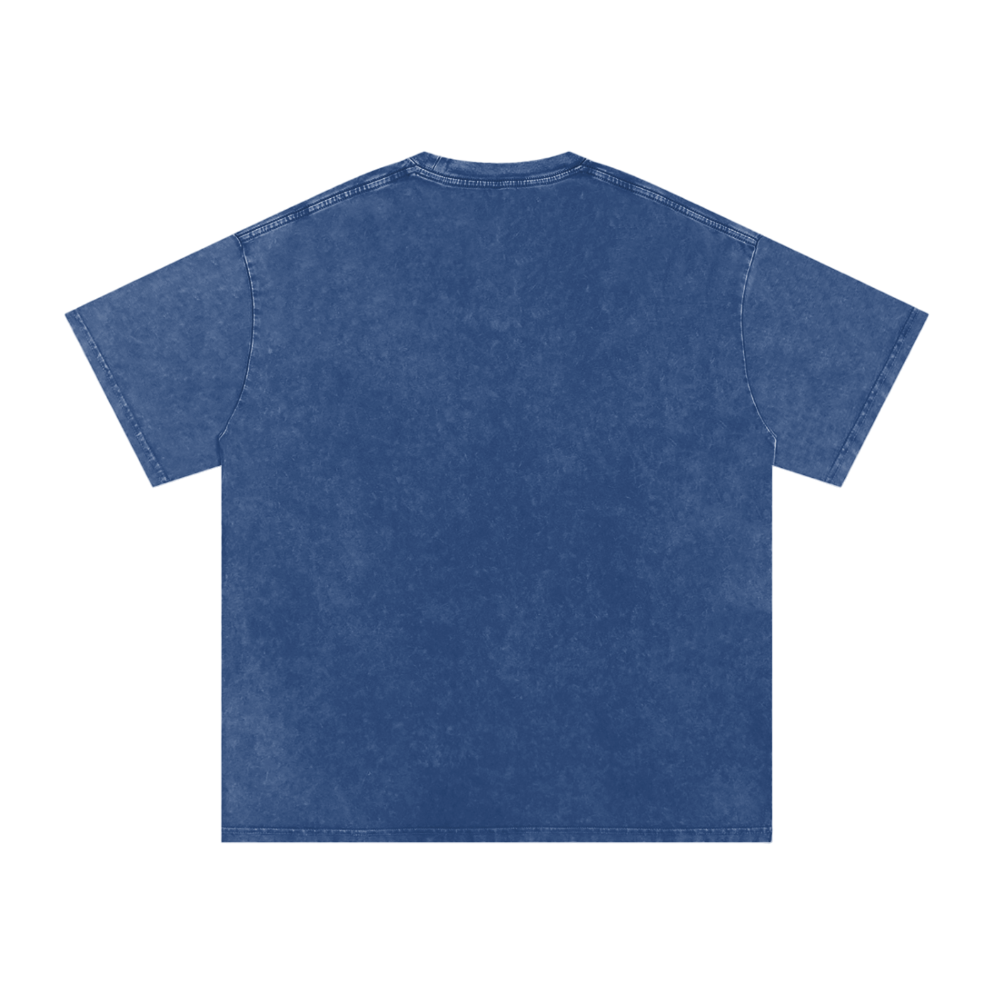 Vintage Washed Tee - Plain Blue