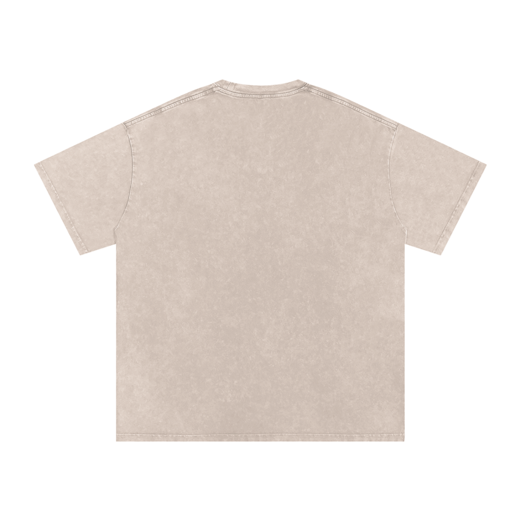 Montamos Script Apricot- Washed Tee