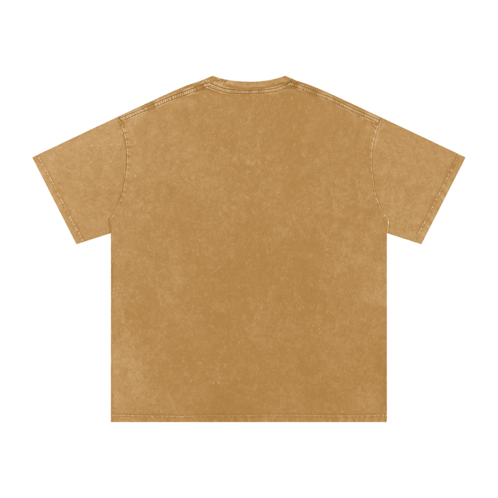 Montamos Script Workwear Brown - Washed Tee