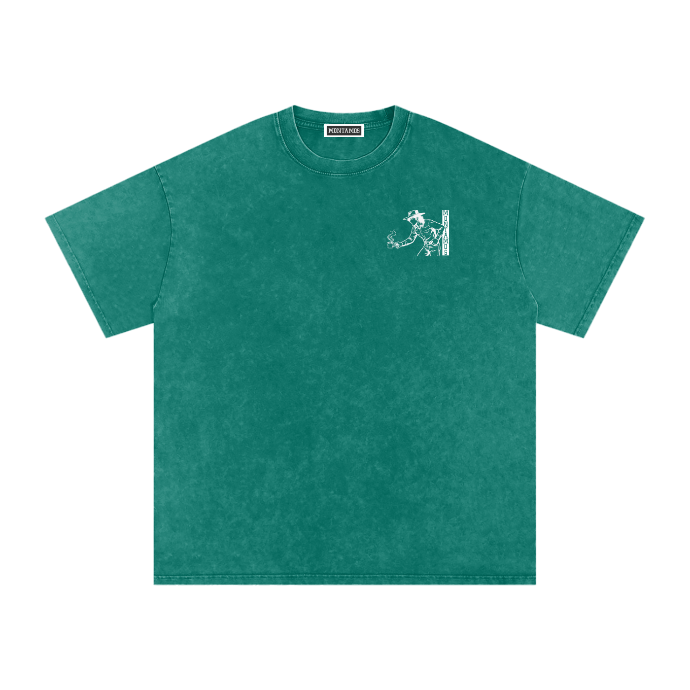 Cafe Cowboy Vintage Washed Tee