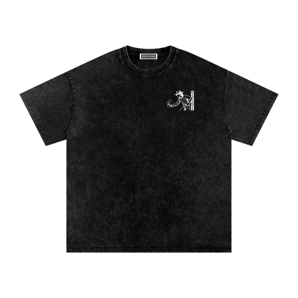 Cafe Cowboy Vintage Washed Tee