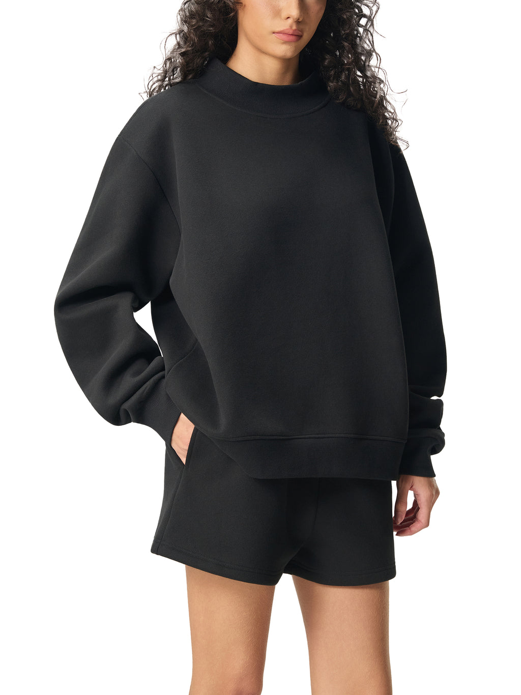 Fleece Crew Neck Sweatshirt